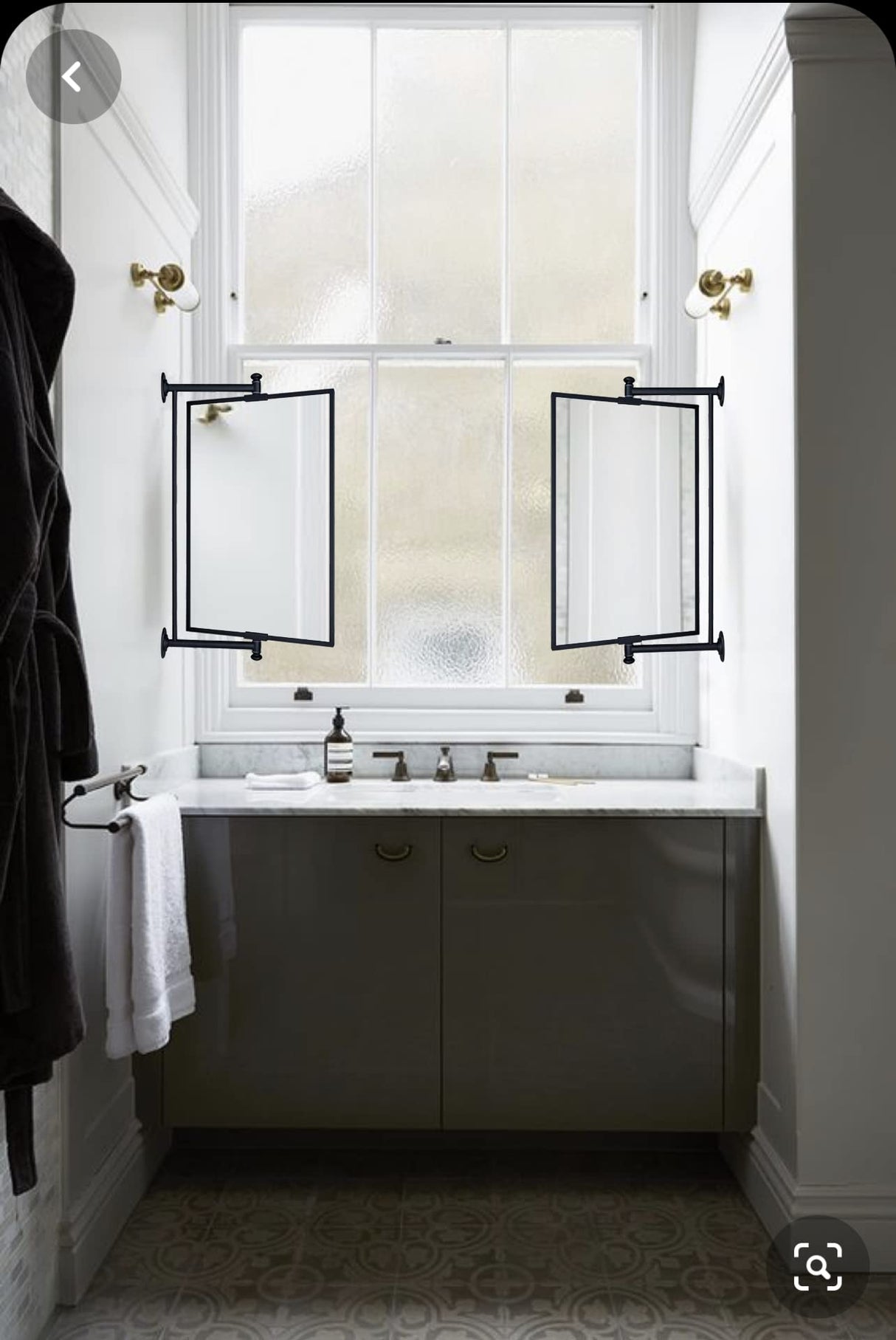 Pivot-N-View Extendable Bathroom Mirror with Tilt - 14 x 22 Inch Wall Mount