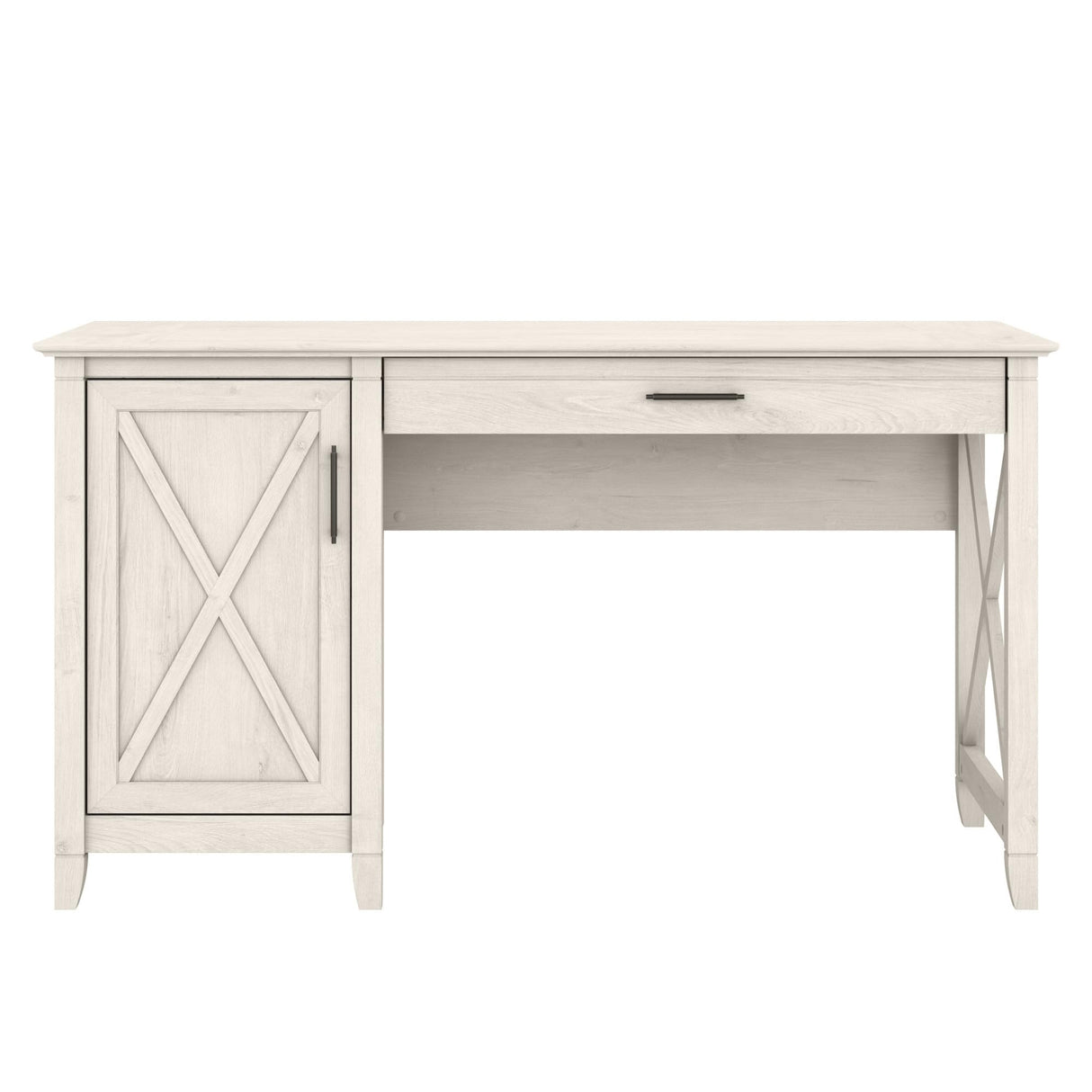 Key West Computer Desk with Storage | Farmhouse PC Table for Home Office in Linen