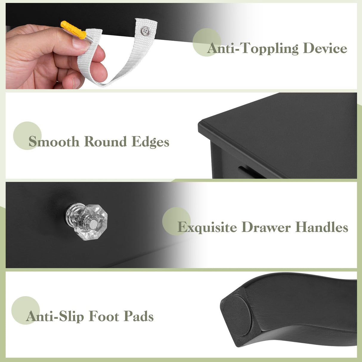 Vanity Desk with Lights - Makeup Vanity Table with Tri-Fold Mirror, 10 Adjustable