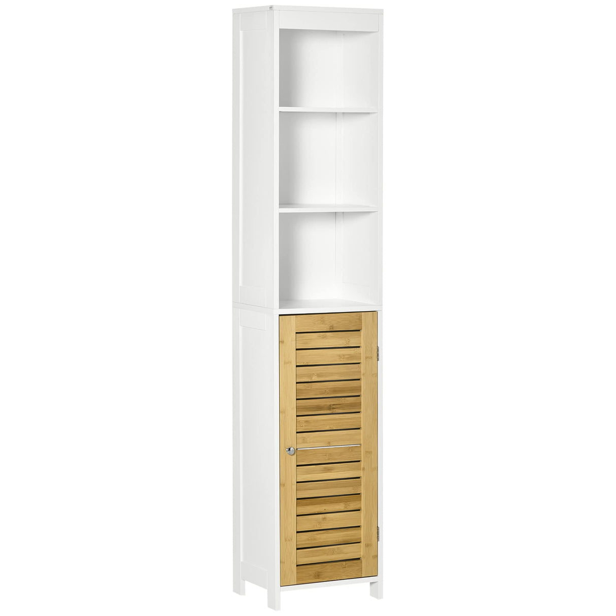 Tall Bathroom Storage Cabinet, Free Standing Bathroom Cabinet Slim Side Organizer