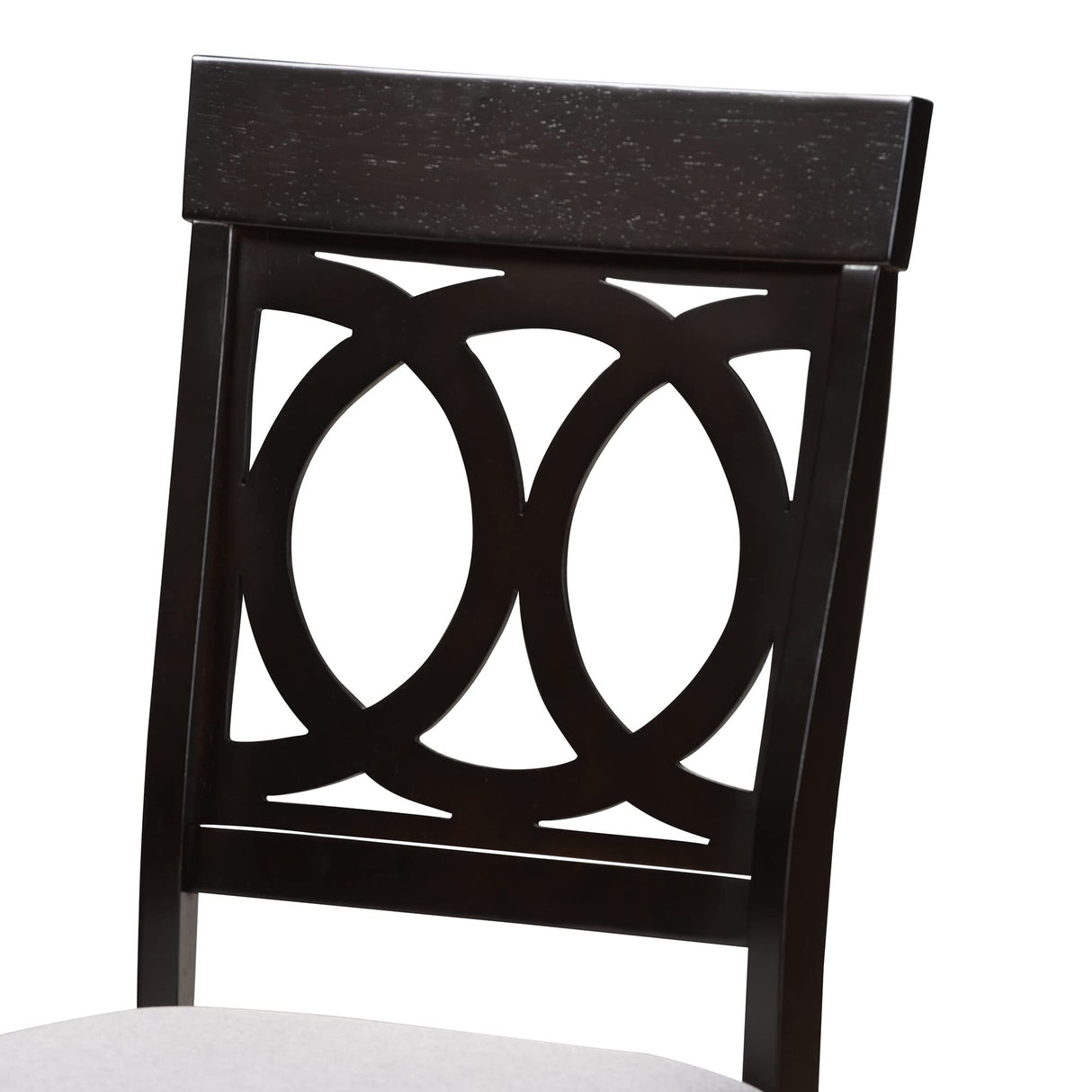 Jessie Dining Set, 5-Piece, Grey/Dark Brown