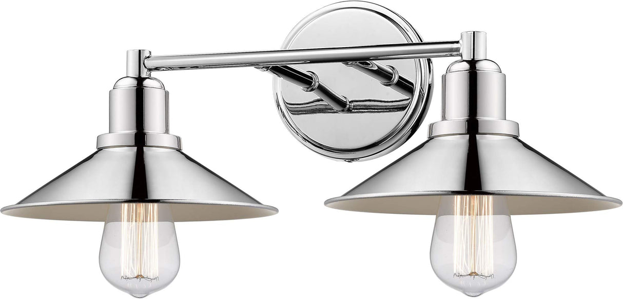Z-Lite 613-2V-PN 2 Light Vanity, Polished Nickel