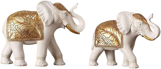 Creative Elephant Statue Animal Sculpture Office Bar Bedroom Table Decoration Elephant