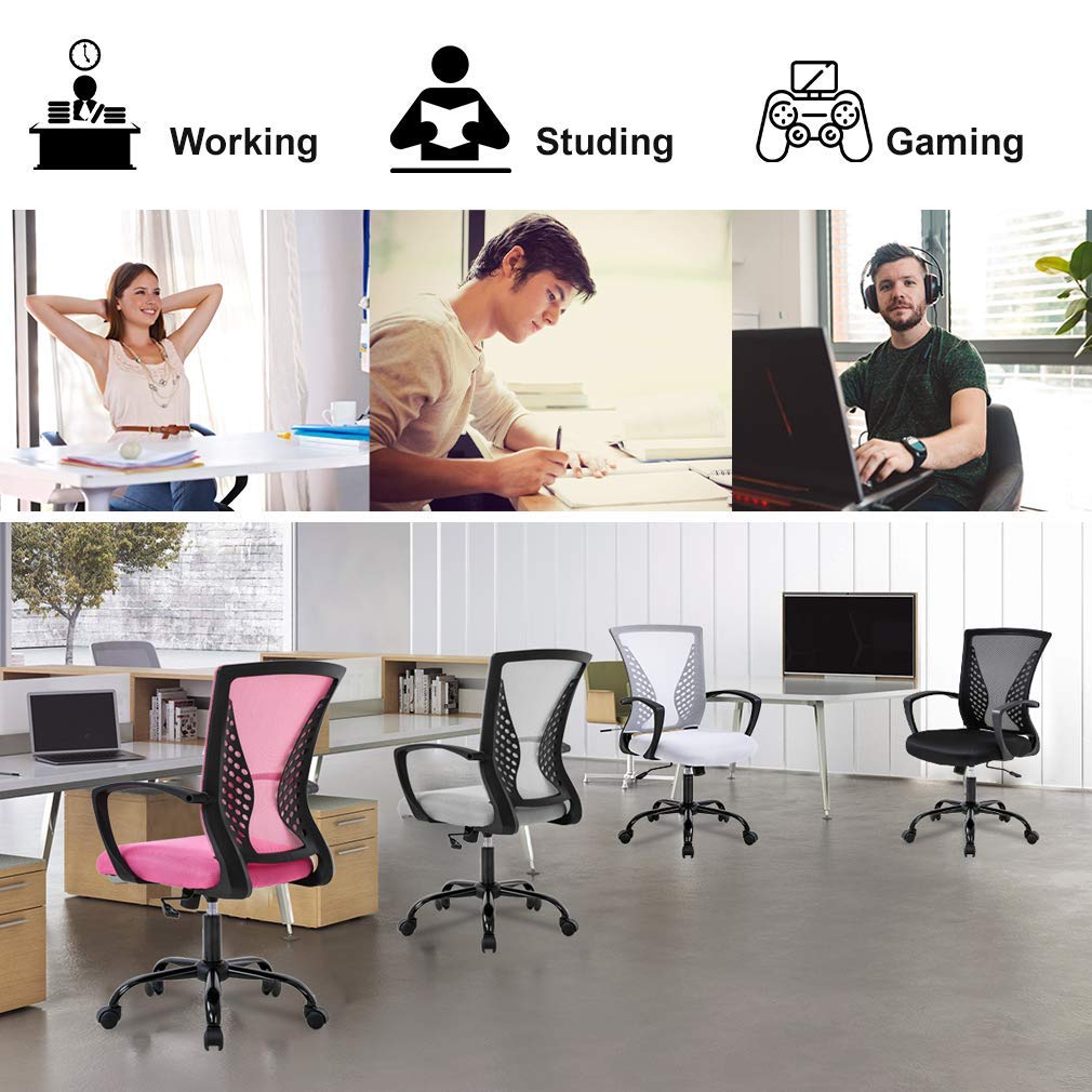 Conference Room Chairs Home Office Chair Ergonomic Desk Mesh Computer
