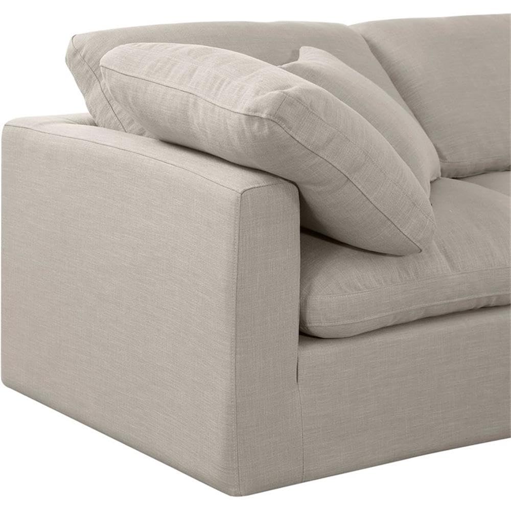 141Beige-Sec5A Indulge Collection Modern | Contemporary Modular Sectional