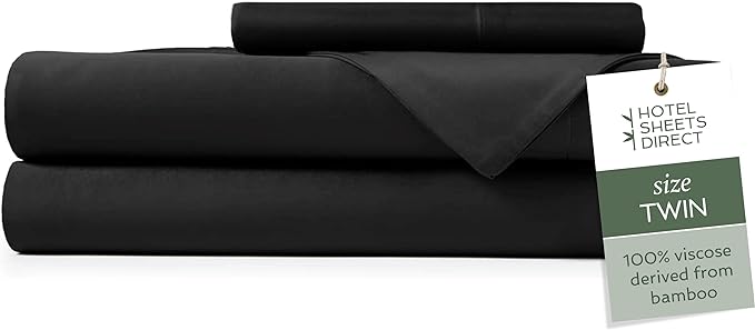 100% Viscose Derived from Bamboo Sheets Full- Cooling Luxury Bed Sheets