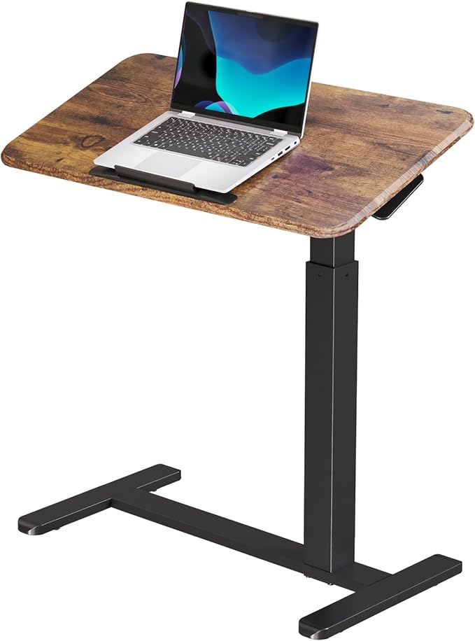 Mobile Standing Desk, Height Adjustable Rolling Laptop Table