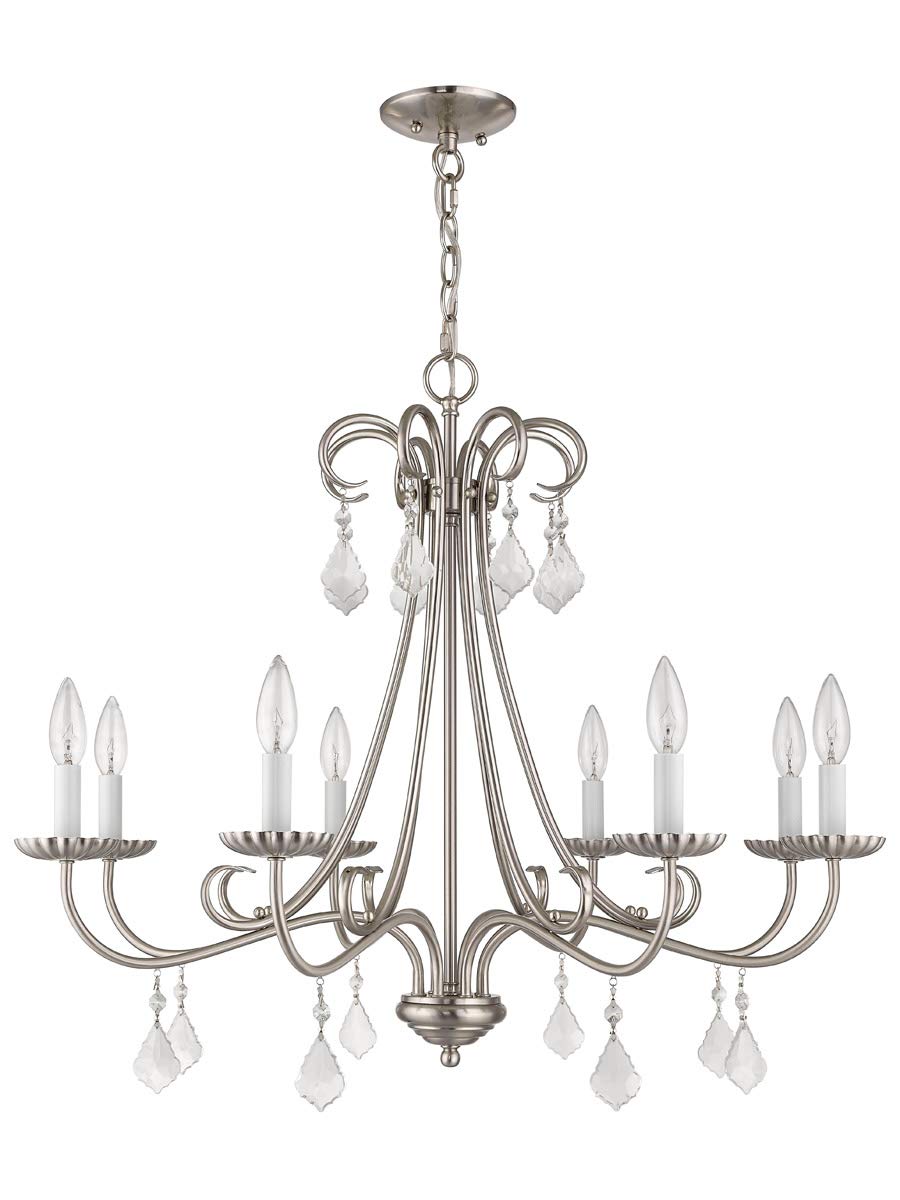 Lighting 40878-91 Chandelier, Brushed Nickel