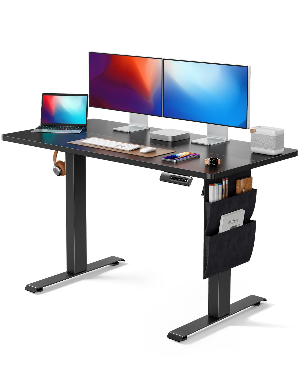 Standing Desk Adjustable Height Home Office Desk,48x24 Inch Electric Standing Desk