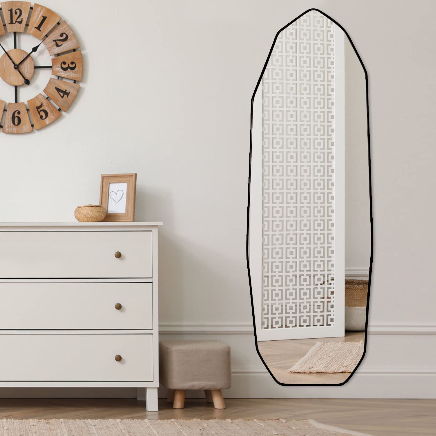 Full Length Mirror  Irregular Floor Length Mirror