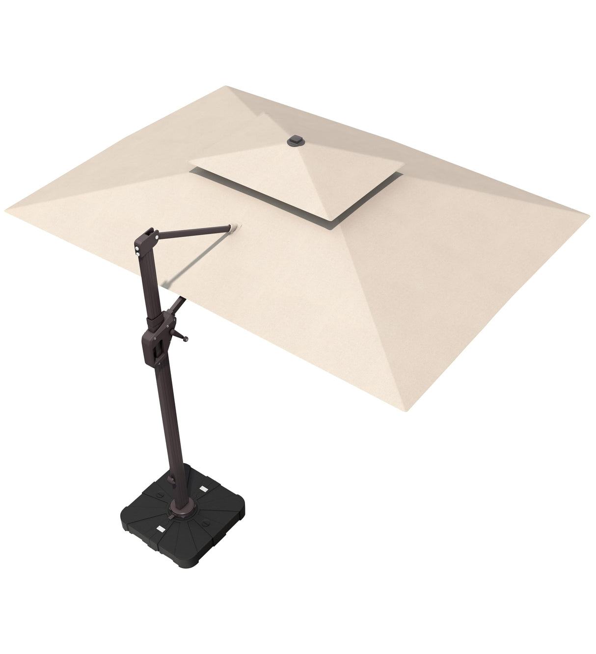 10' X 13' Patio Umbrella Outdoor Large Rectangle Offset Cantilever Umbrellas