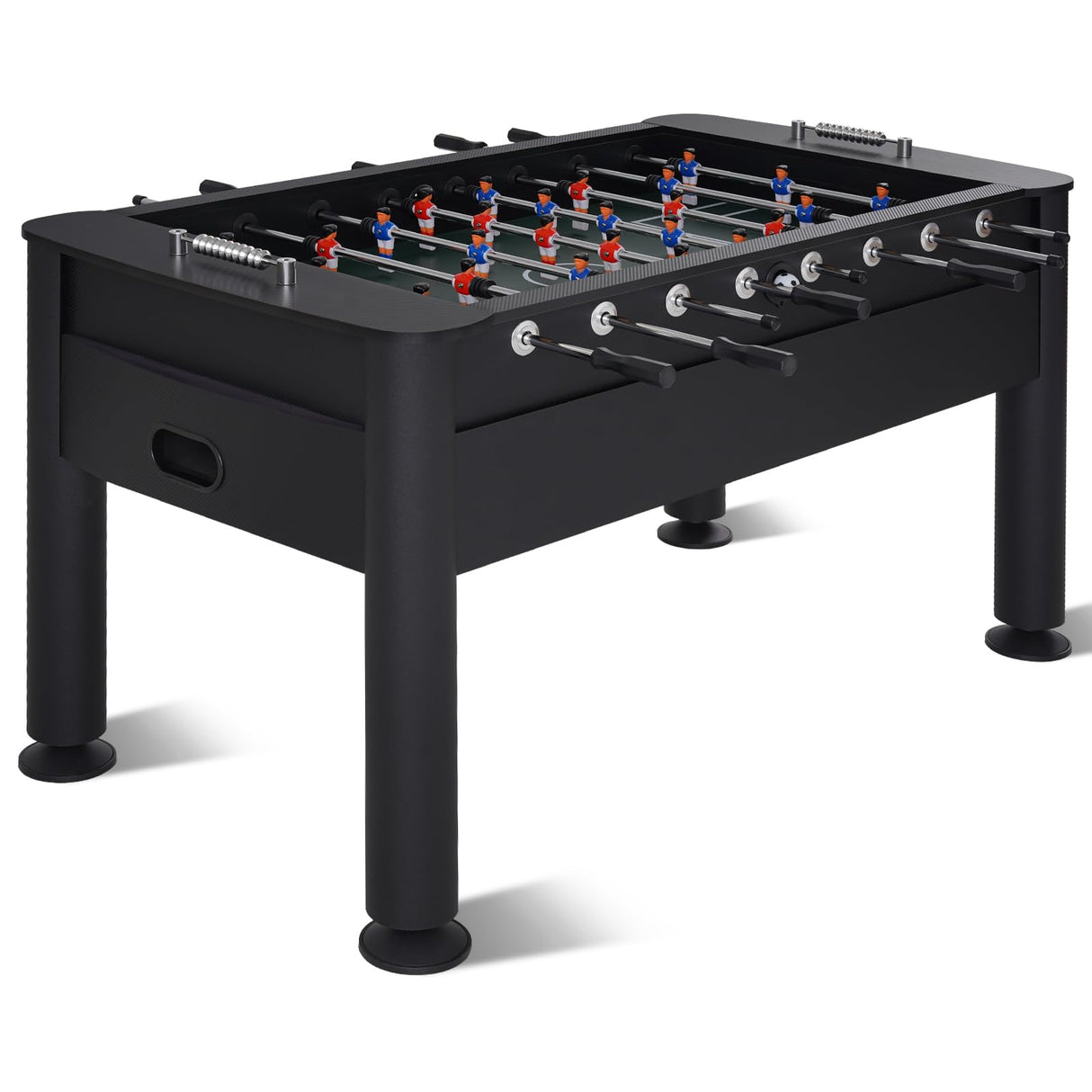 58 Inch Foosball Table, Full Size Competition Soccer Game Table for Adults & Kids