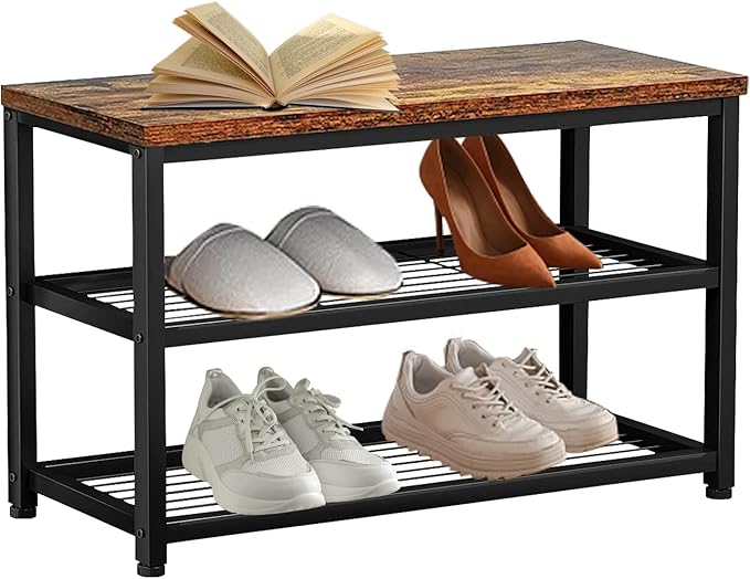 Shoe Storage Bench, Barrow Entryway Bench