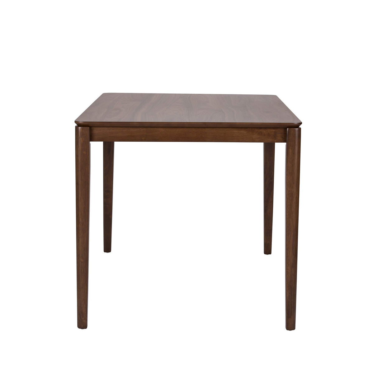 Space Savers Rectangular Leg Dining Table, 53" x 32" x 30", Medium Brown