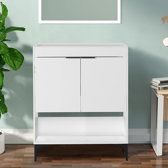 36'' Bathroom Vanity with Sink,Undermount Rock Plate Sink Combo Set