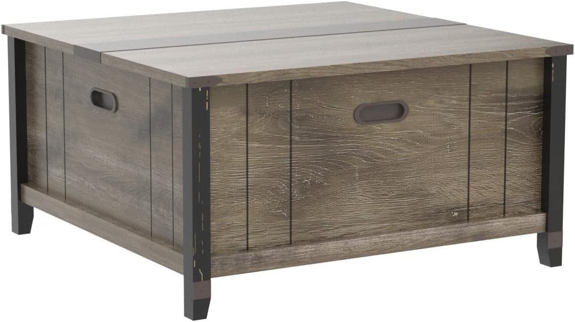 Square Coffee Table with Storage,Farmhouse Lift Top Coffee Wood Center Table Decor for Living Room Extra Large Hidden Storage,