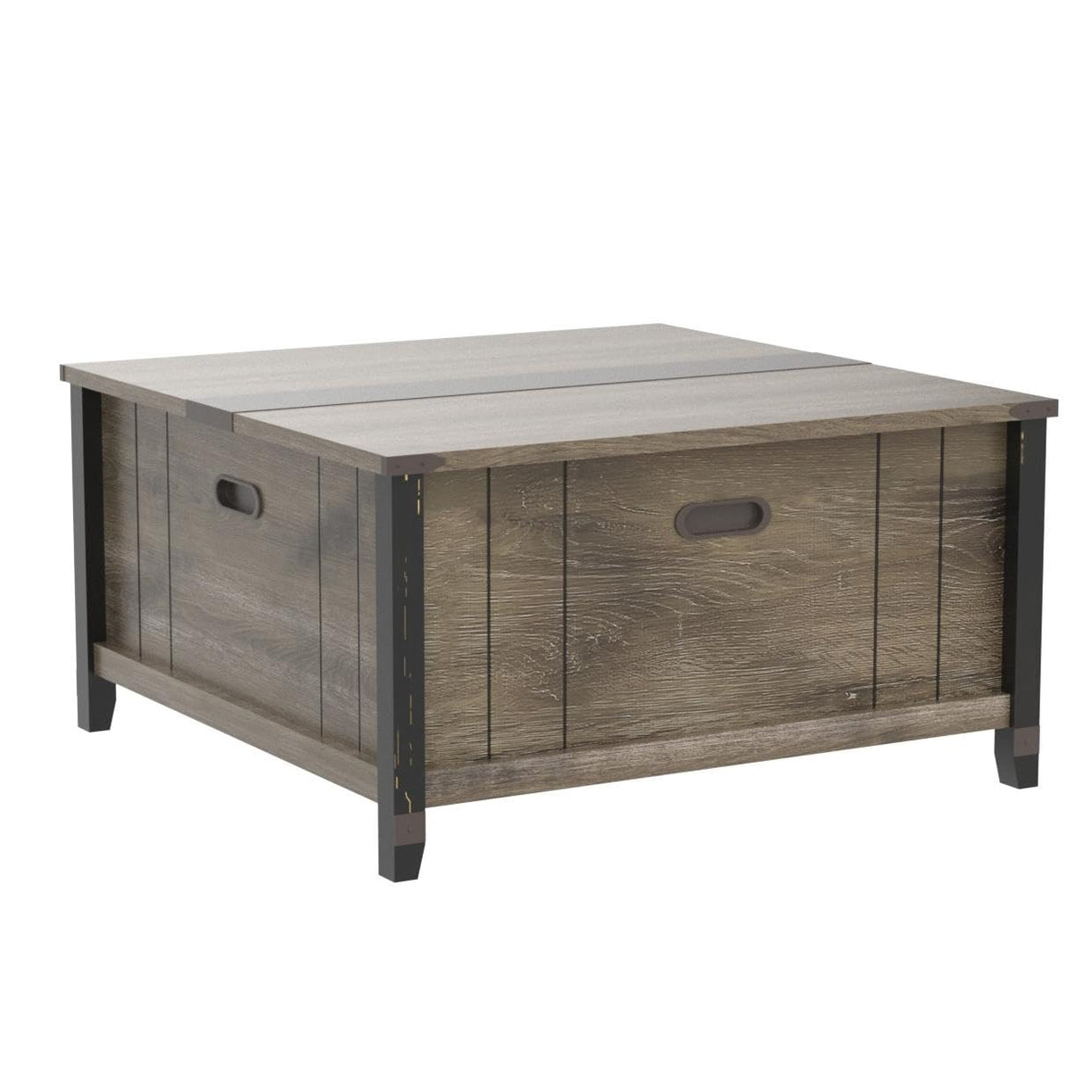 Square Coffee Table with Storage,Farmhouse Lift Top Coffee Wood Center Table Decor for Living Room Extra Large Hidden Storage,