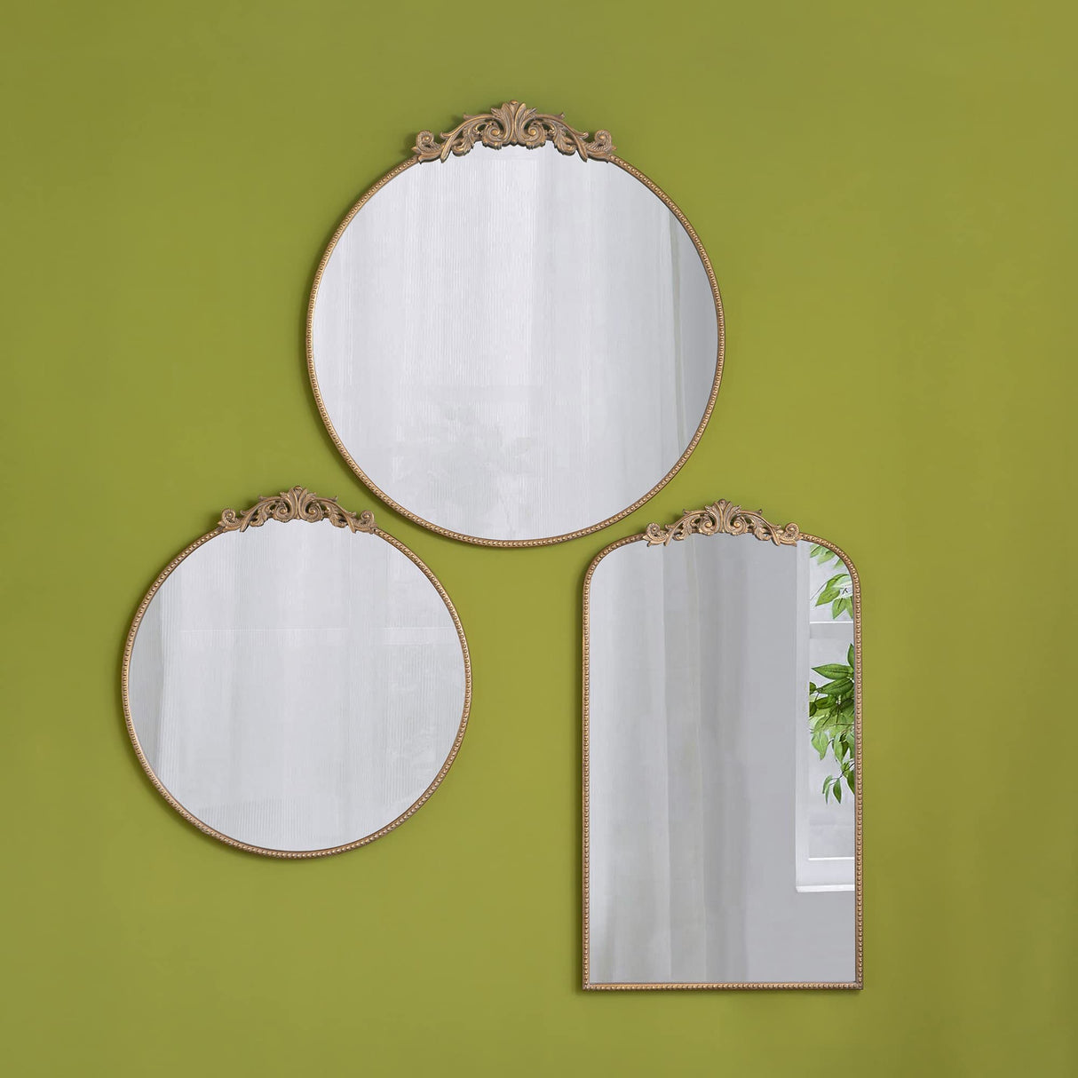 Round Mirror, 30 inch Wall Mounted Mirrors