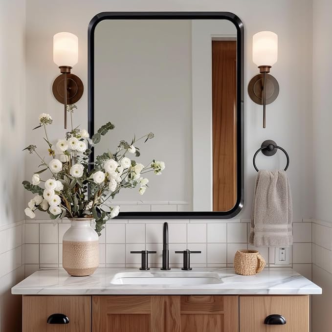 Bathroom Mirror, Rectangular Bathroom Sink Mirror