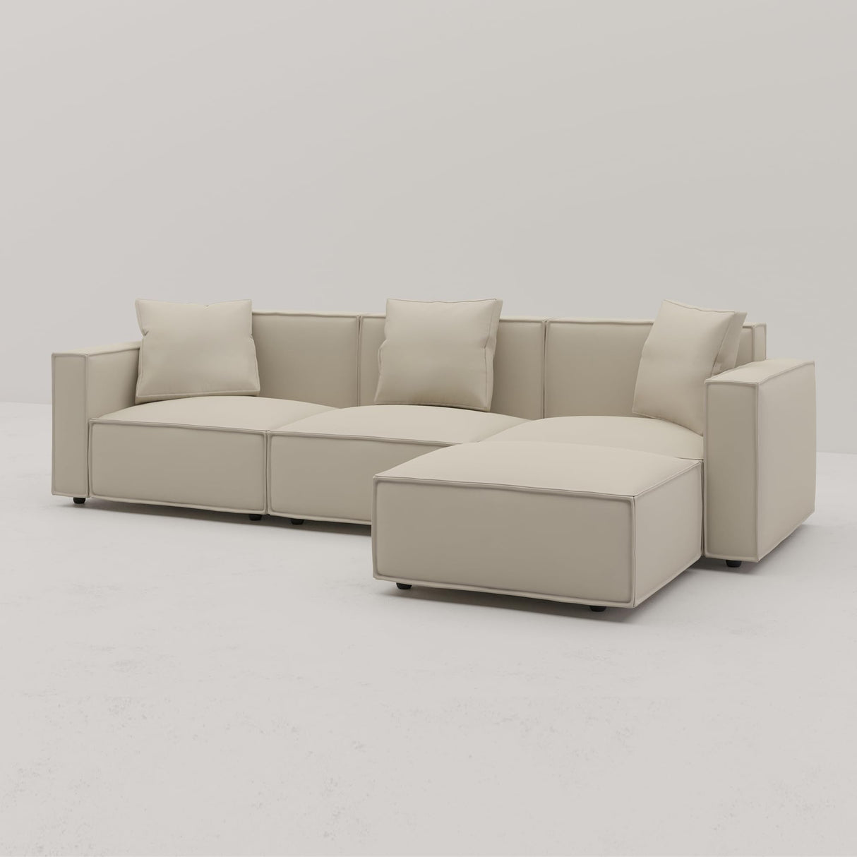 Modular Sectional Sofa – Convertible L or U-Shape