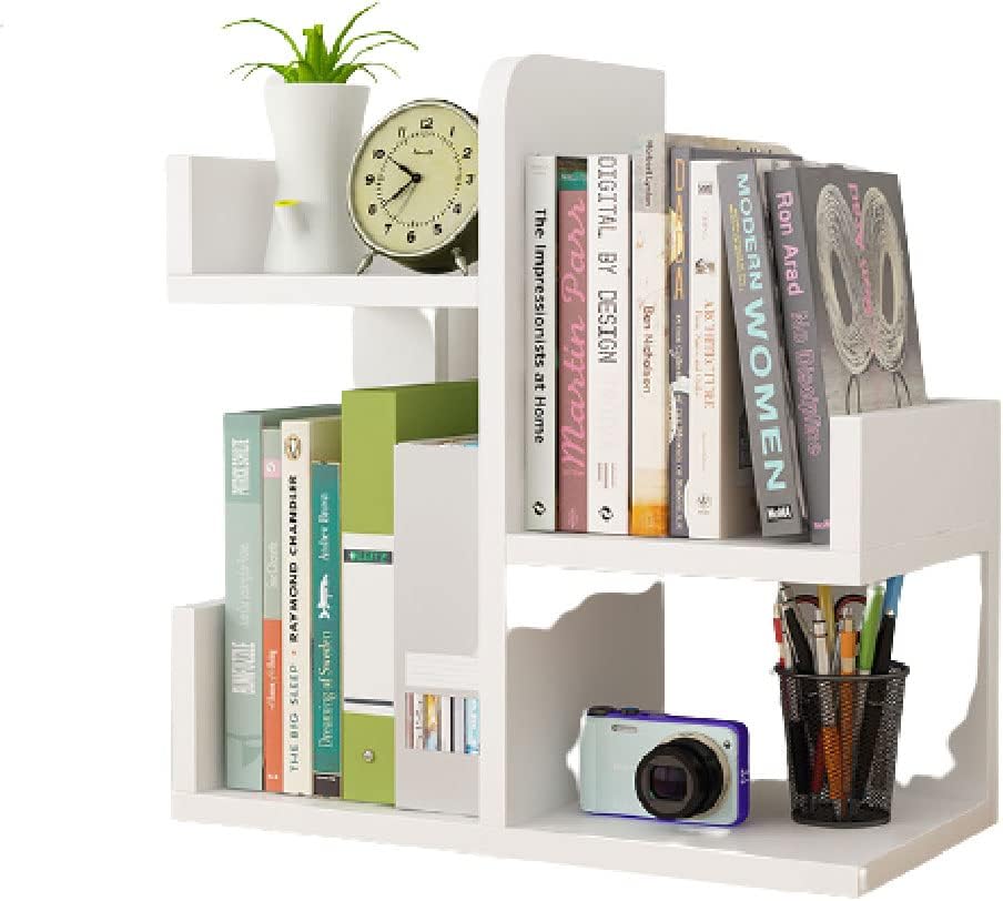 Small Bookshelf Desktop Office Home Shelf Table Student Simple Bookcase