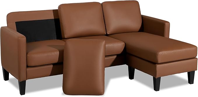 Modern Sofa - Convertible Sofa Sleeper Sofa Bed Couch Set with Reversible Chaise