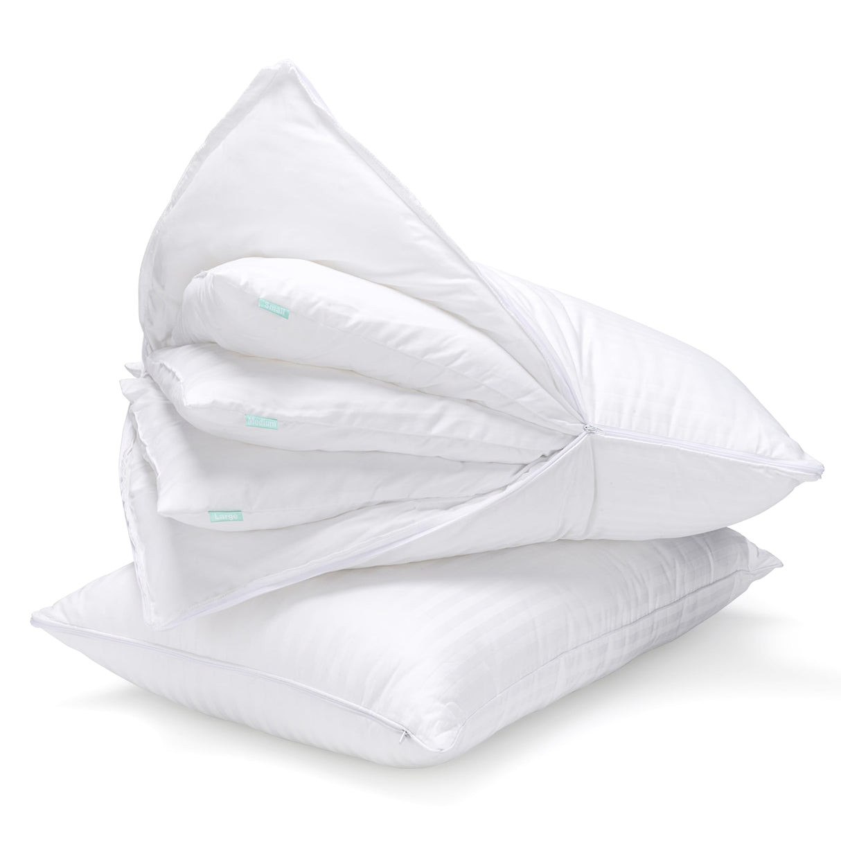 Goose Feather Adjustable Layer Pillows for Sleeping