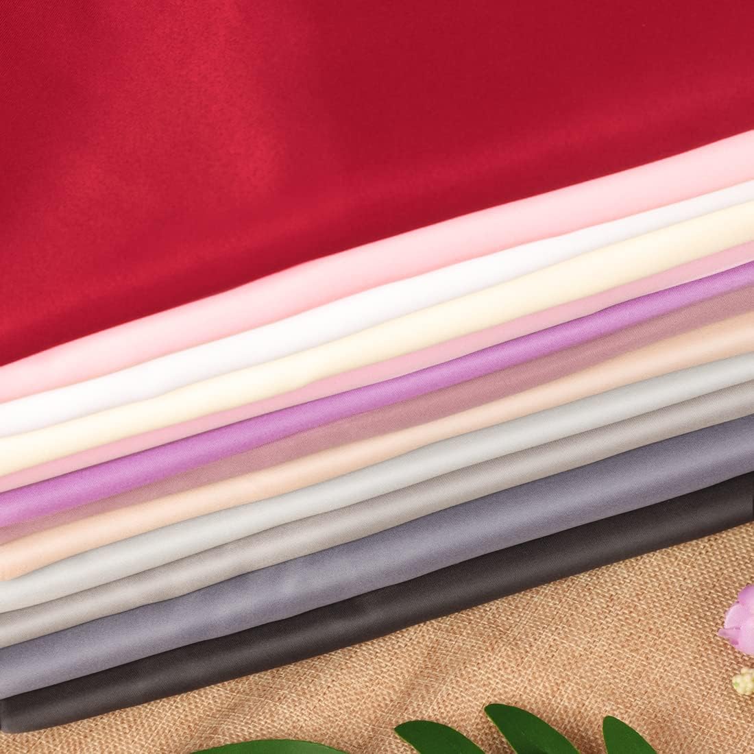 2 Pack Satin Pillowcase for Hair and Skin, Euro Sham Pillow