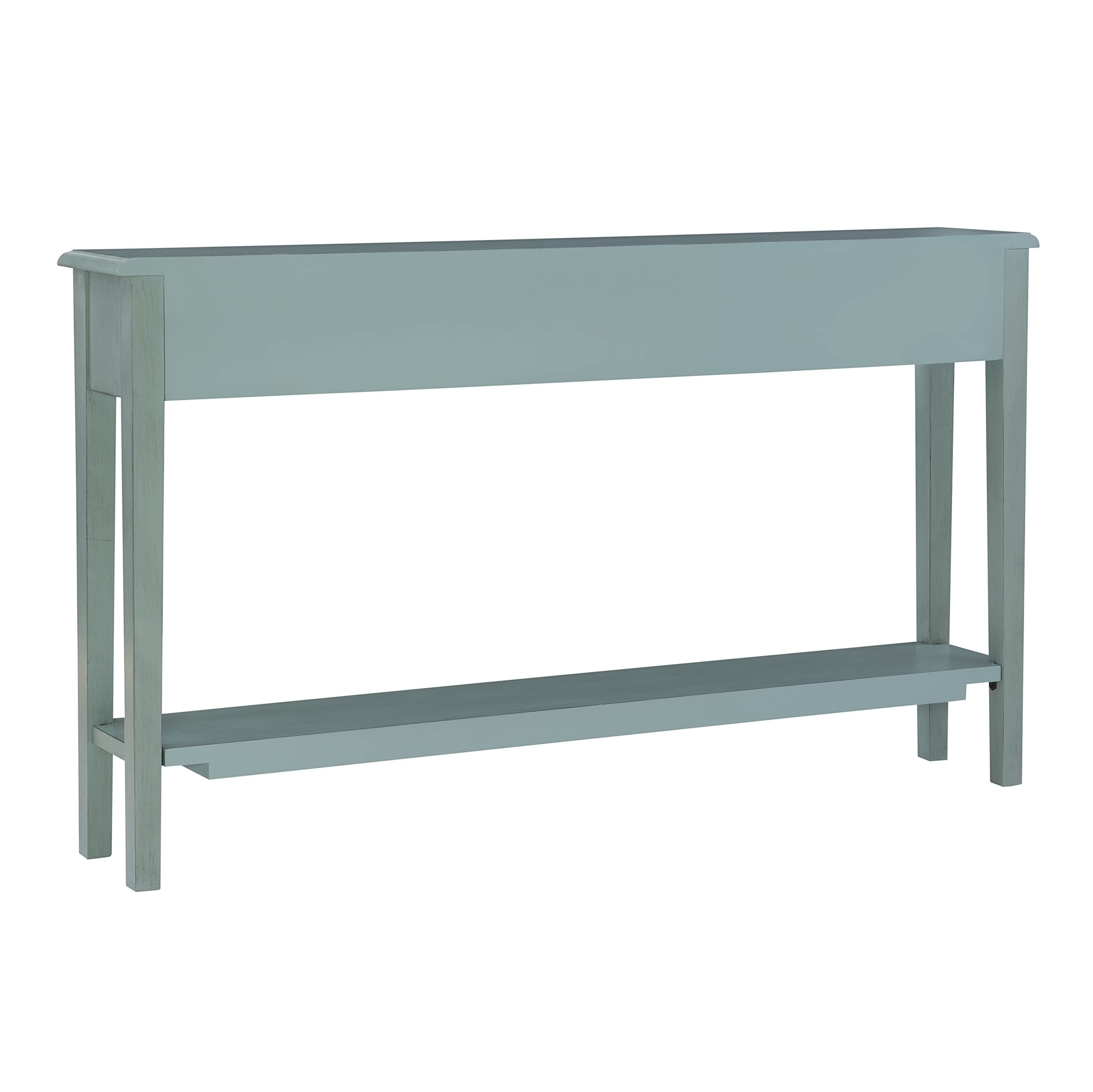 Furniture Sadie Long Console Table, Teal