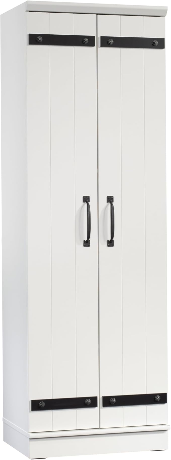 2-Door Farmhouse Storage Cabinet/Pantry cabinets, Salt Oak Finish