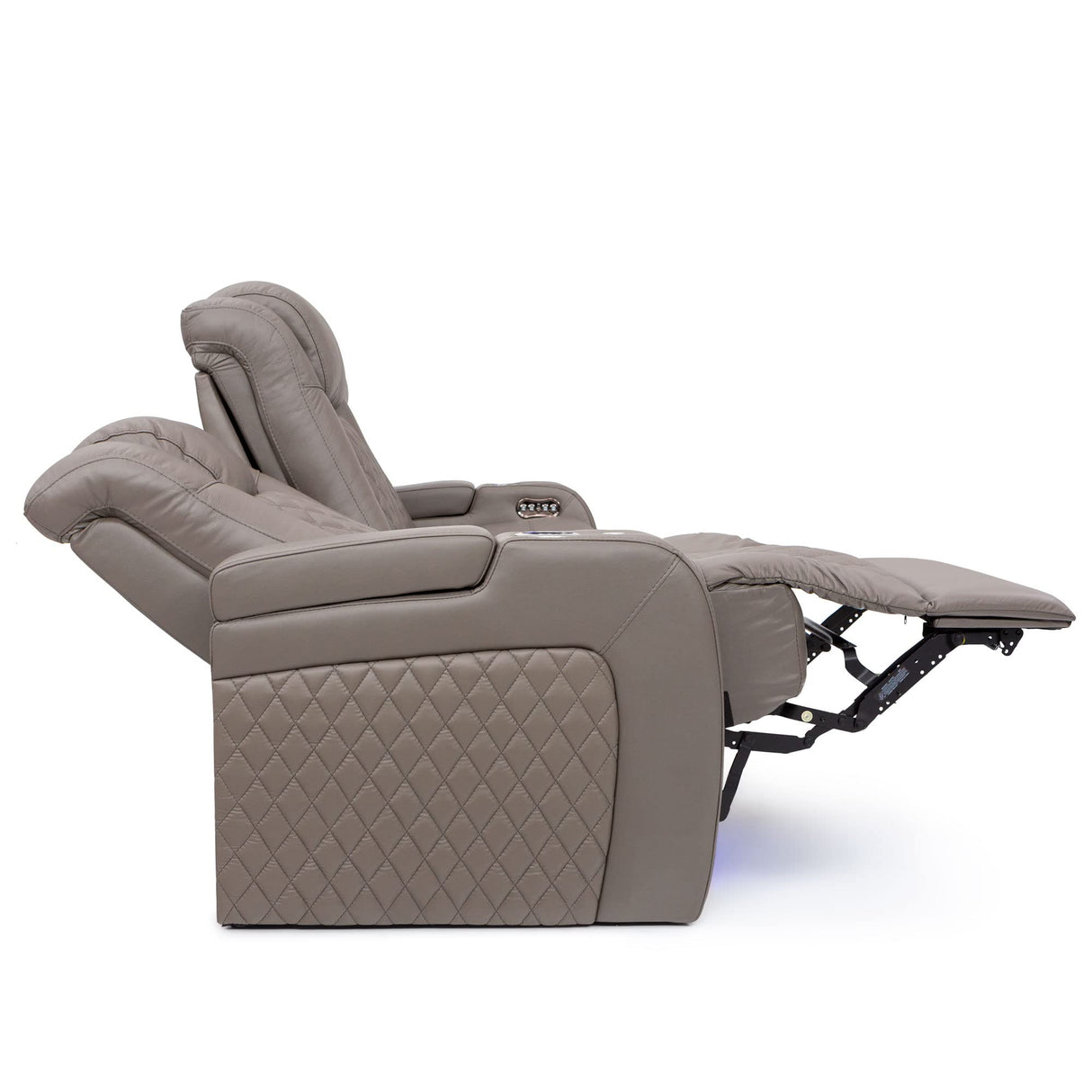 Anthem Sofa - Living Room - Italian Leather - Power Recline - Fold-Down Table