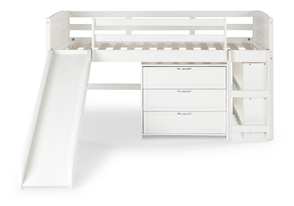 Modular Low Loft Bed with Slide - Group C