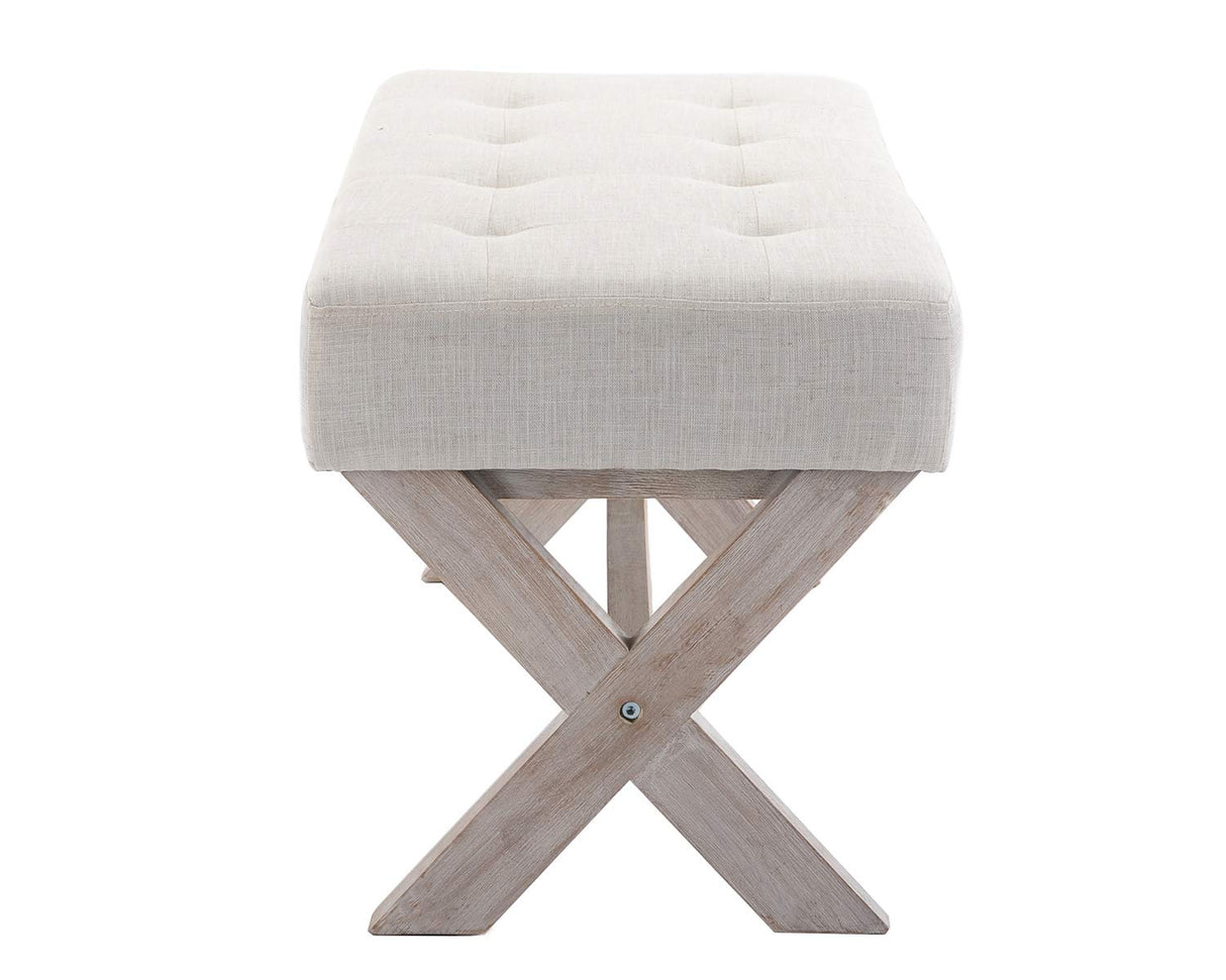 Fabric Upholstered Entryway Bench Seat, 36 inch Bedroom Bench