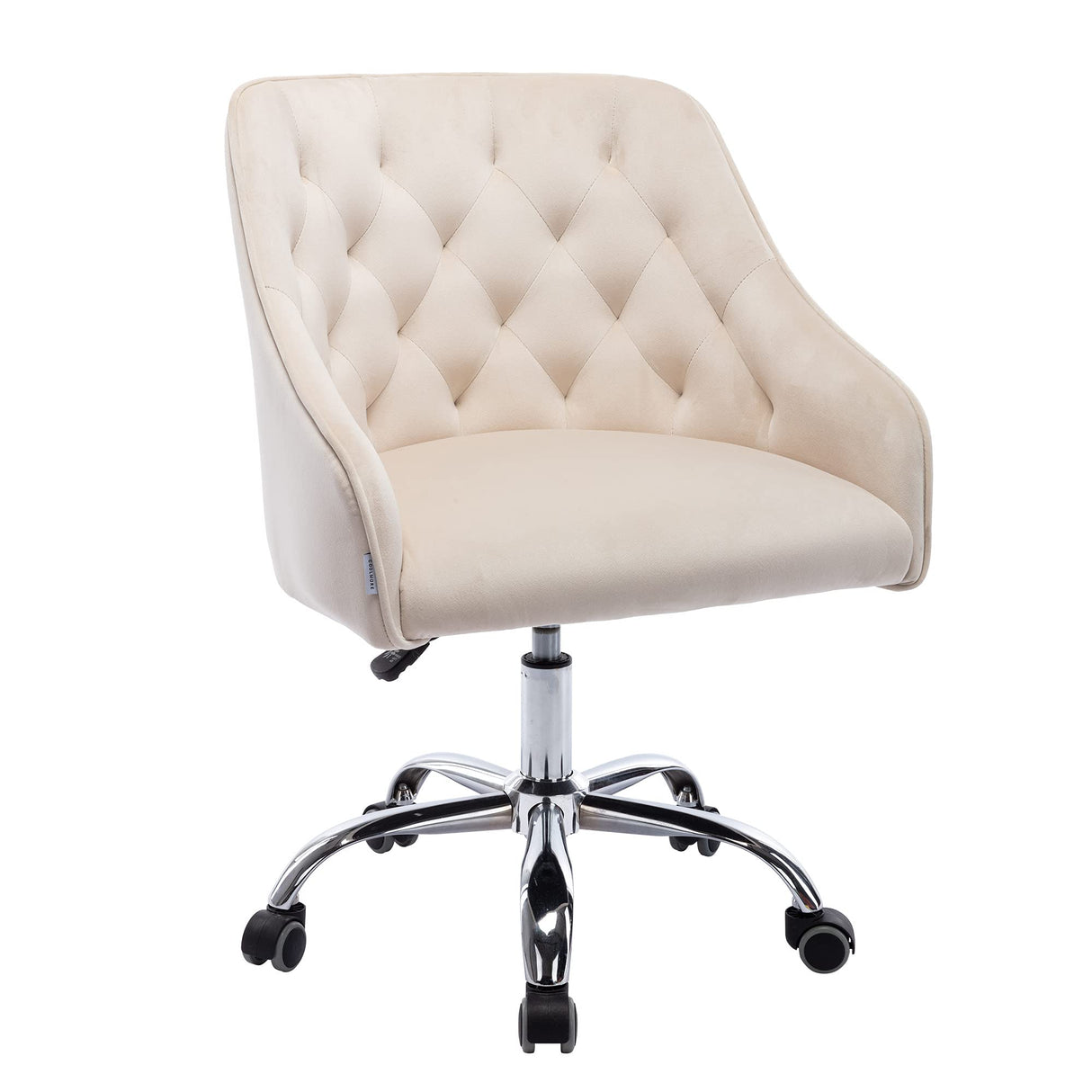 Office Desk Chair Modern Velvet Office Computer Chair Height Adjustable Mid-Back Task Chair