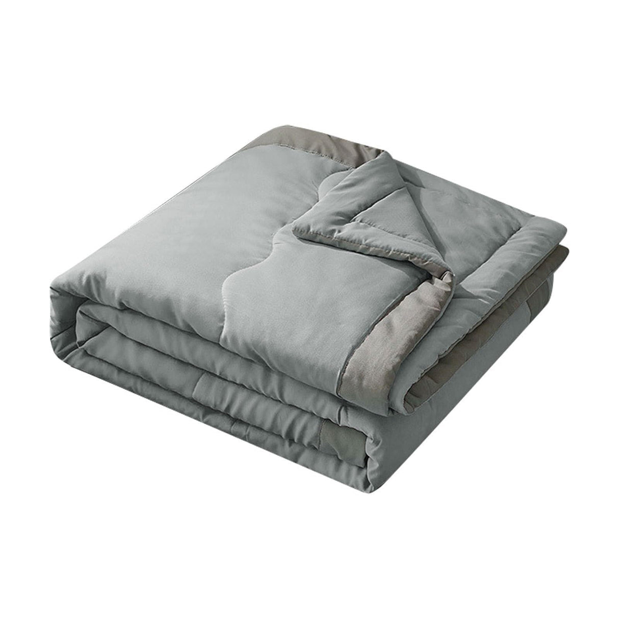 All-Season Comforter: Cooling Fiber Quilt for Hot Sleepers & Night Sweats - Lightweight, Soft(B)