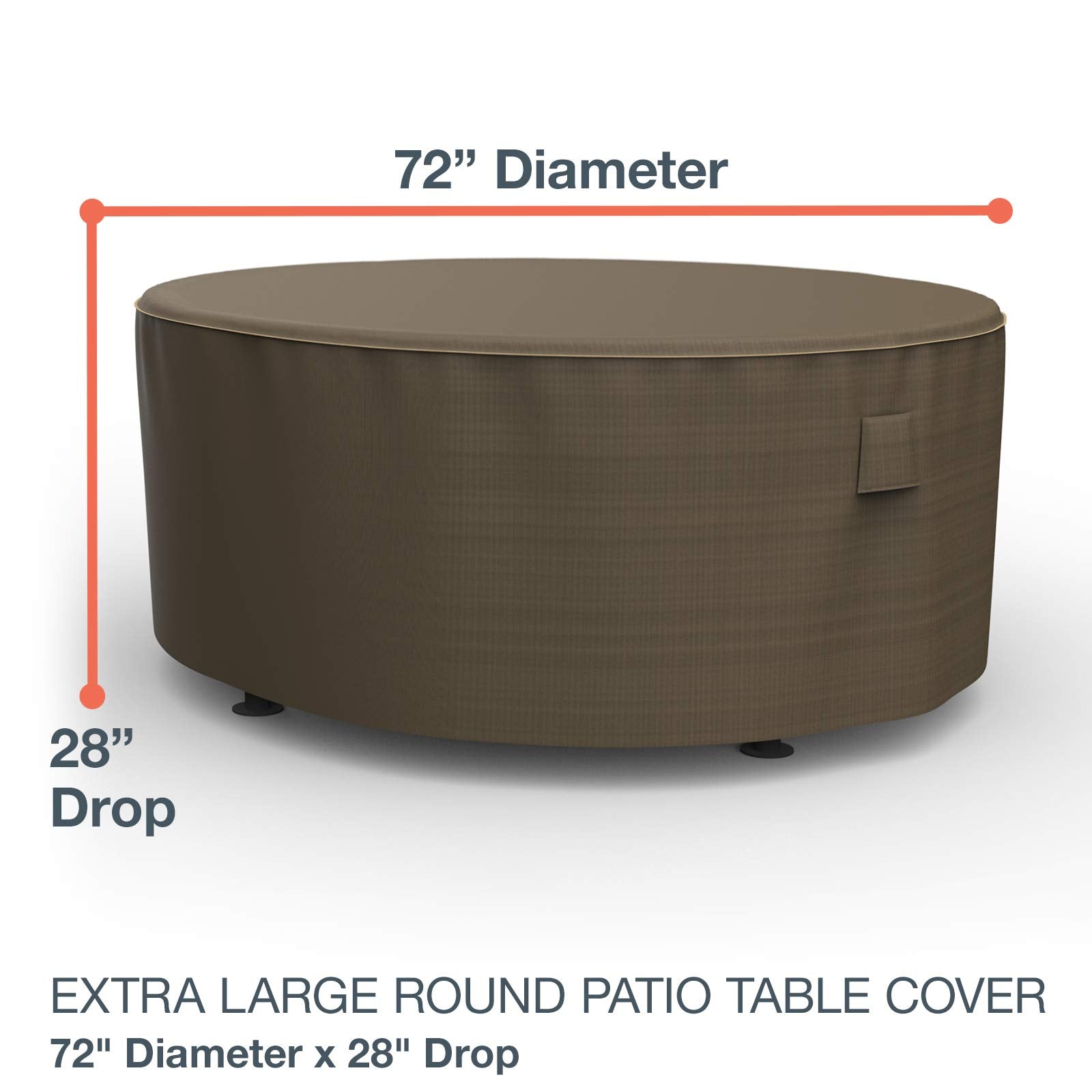 P5A07BTNW3 StormBlock Hillside Round Patio Table Cover Premium