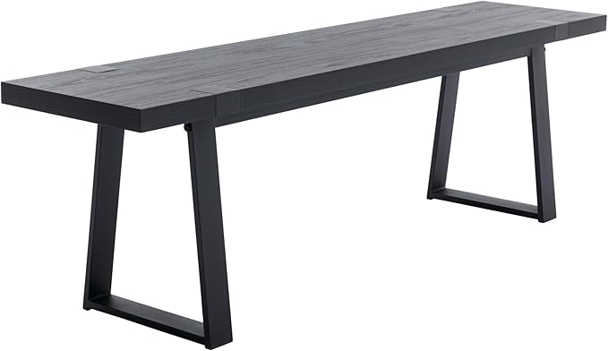 Wooden Dining Bench 60” Industrial Table Benches