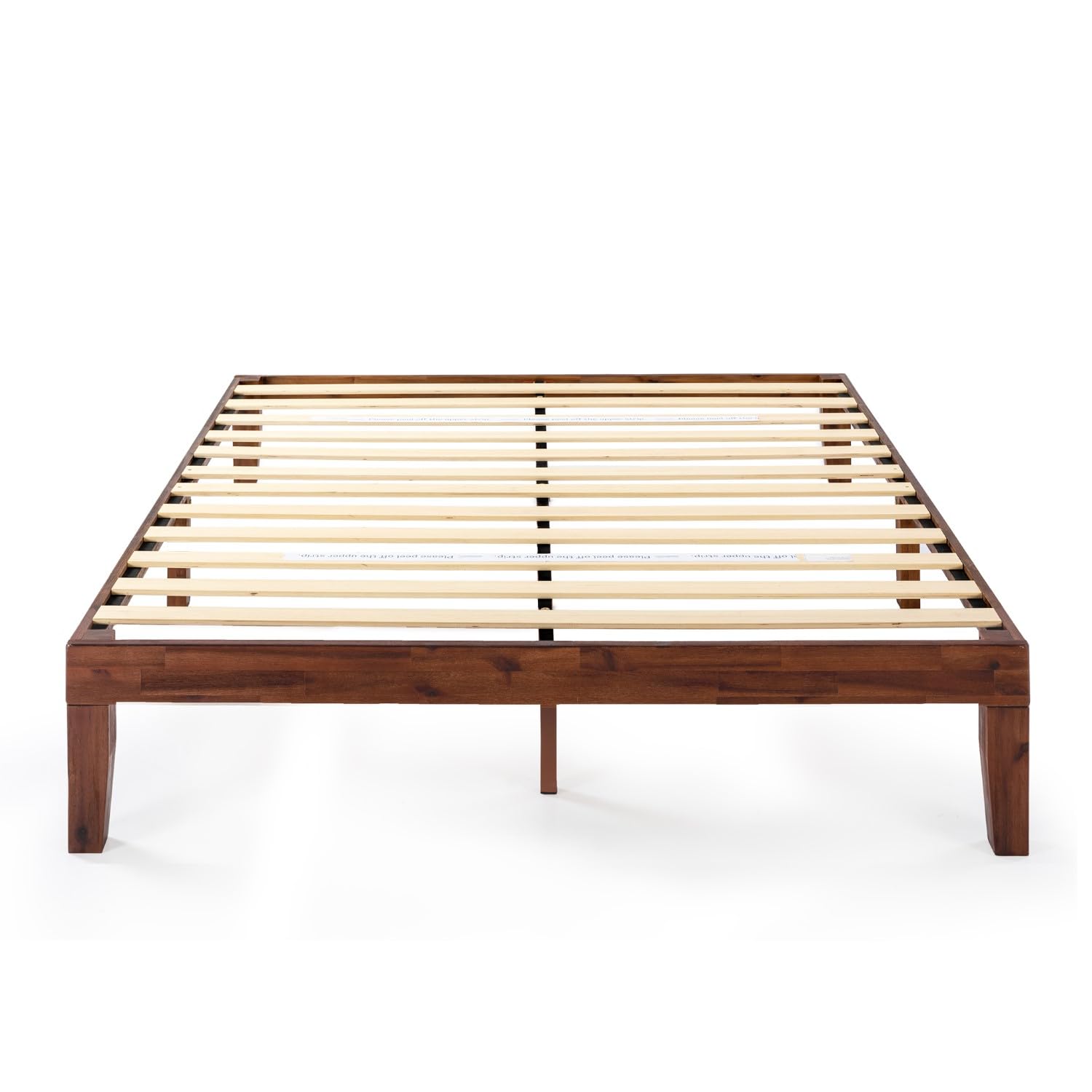 Naturalista Classic - 12 Inch Solid Wood Platform Bed with Wooden Slats