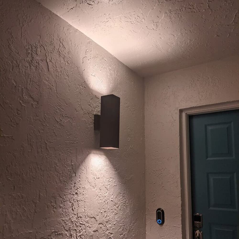 Dusk to Dawn Outdoor Sconces, Patio Wall Light Fixture, Oil Bronze Porch Lights