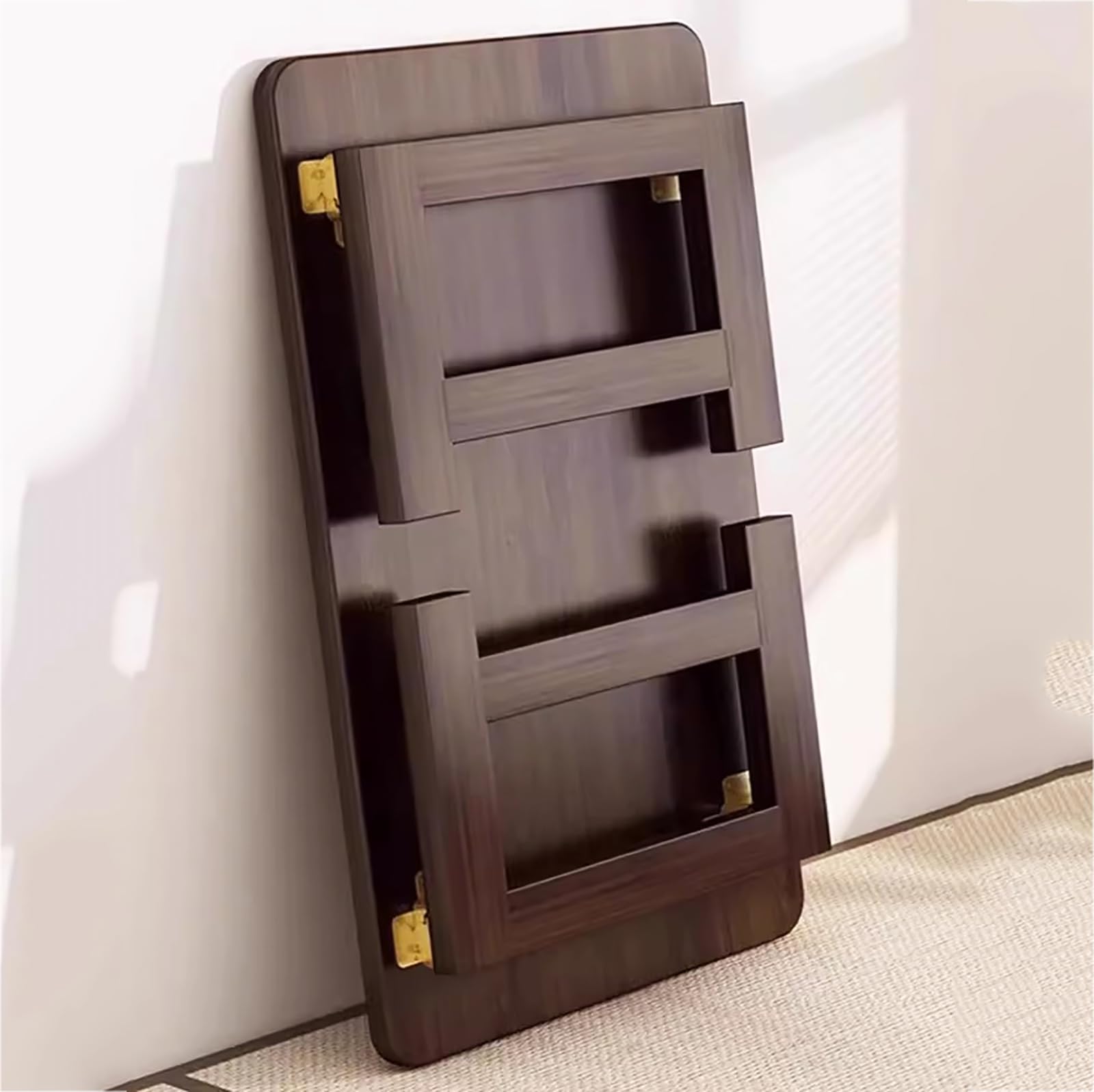 Japanese Floor Table Folding Table,Solid Wood Low Table for Sitting On The Floor