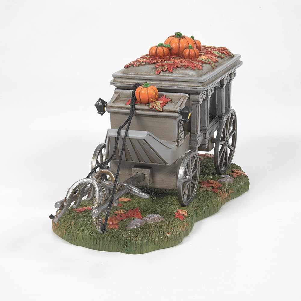 Snow Village Accessories Halloween Disneyland The Haunted Mansion Hearse Figurine