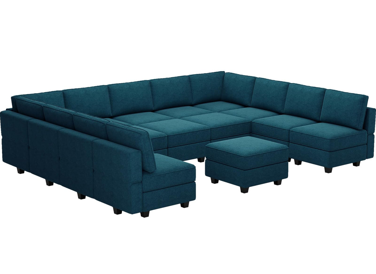 Modular Sleeper Sectional Sofa Couch Oversized U Shaped Sofa