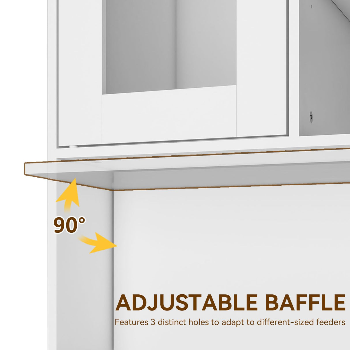 Dog & Cat Feeding Station with Automatic Feeder Storage