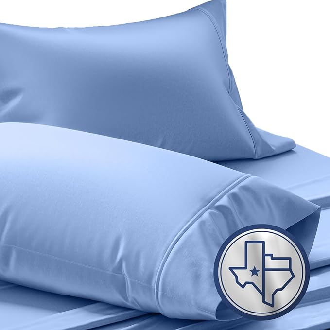 Luxury Egyptian Cotton King Pillow Cases Set of 2-1000 Thread Count Pillowcases