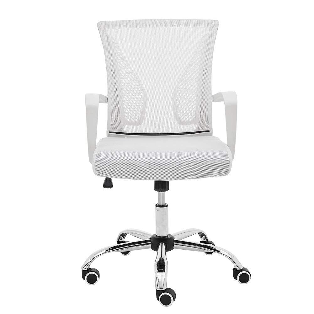 Zuna Mid-Back Office Task Chair - Ergonomic Back Supporting Mesh Back Desk Chair