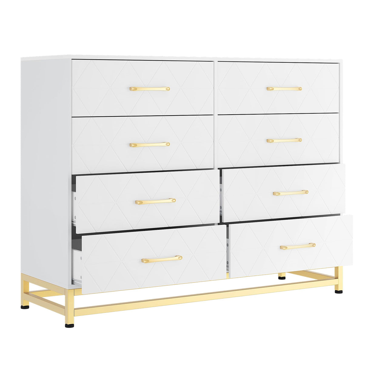 Dresser for Bedroom 8 Drawer Dresser & Chest of Drawers, Wooden Dresser Wide Dresser
