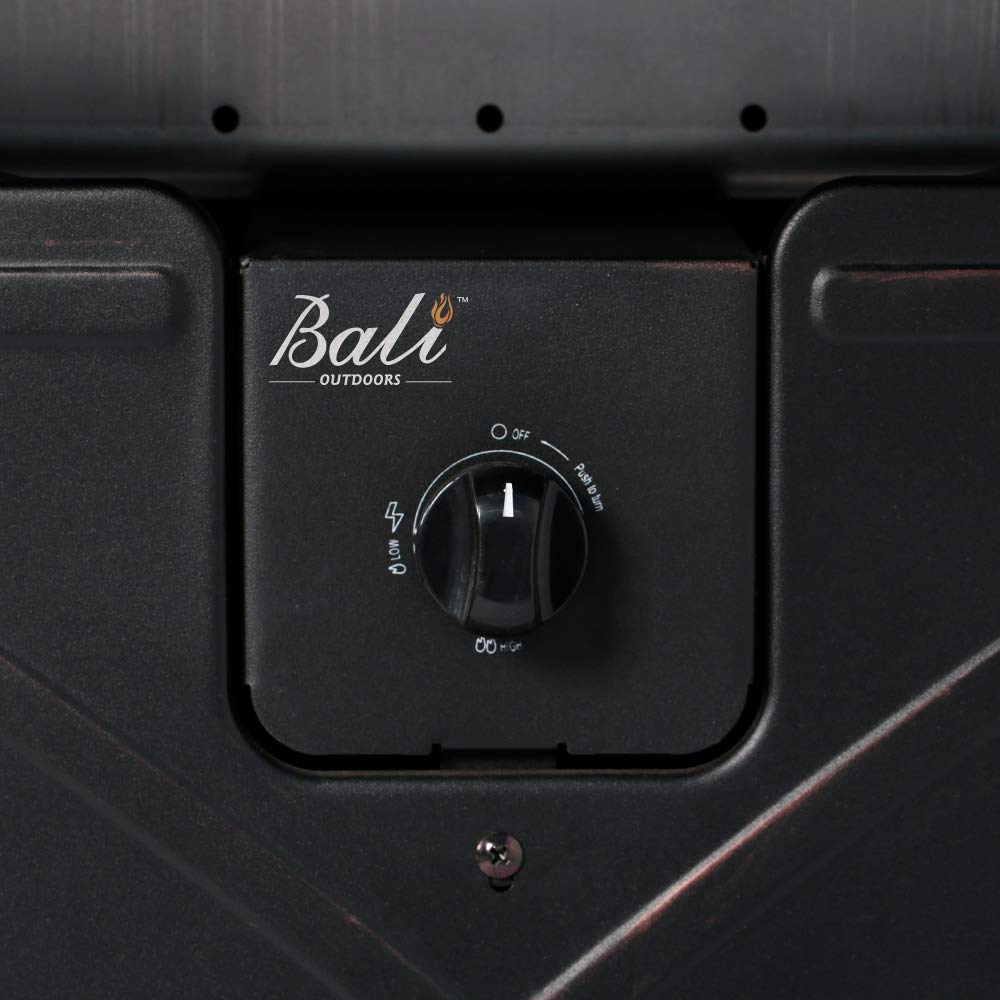 Gas FirePit Table, 28 inch 50,000 BTU Square Outdoor Propane Fire Pit Table - Bircata