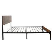 Strawberry Fairy Twin Size Metal Bed Frame with Sturdy System, Modern Style and Comfort for Any Bedroom, Black