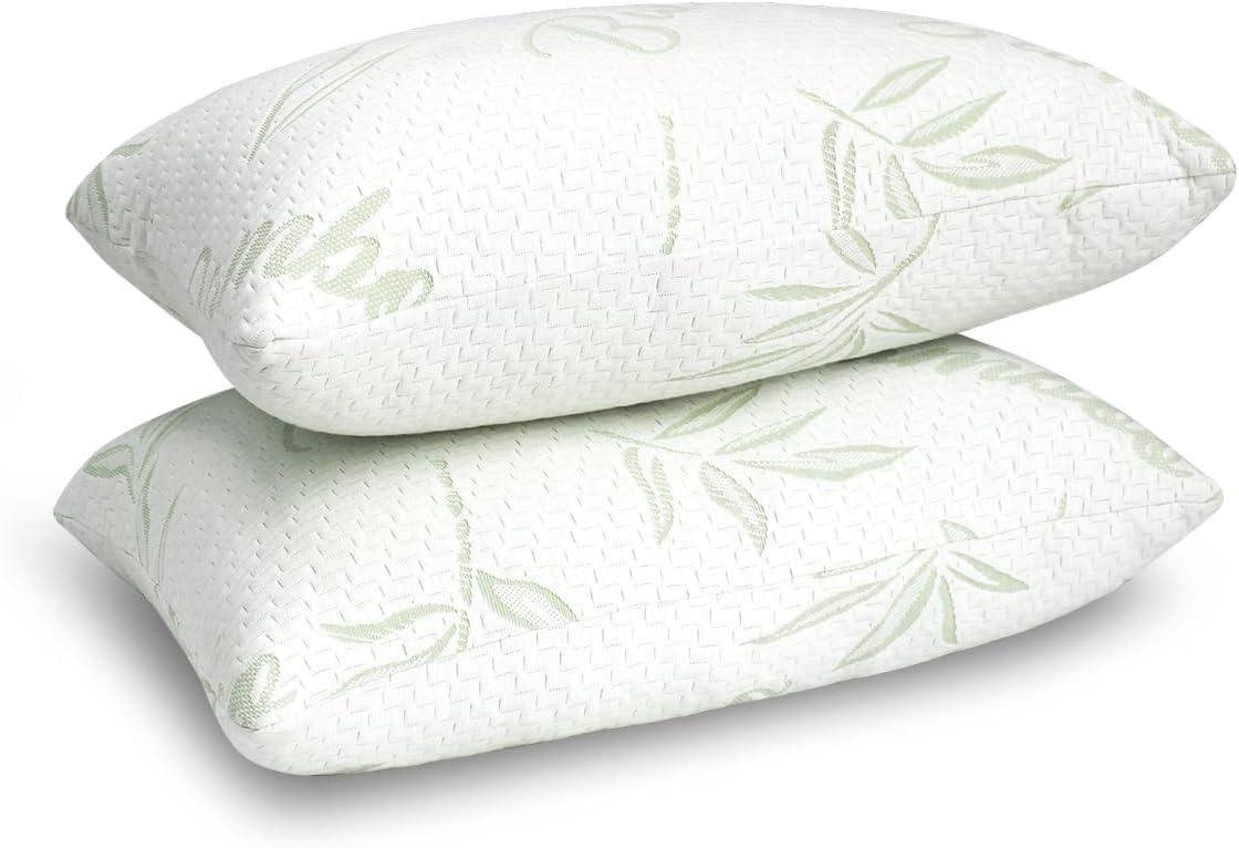 Rayon Derived from Bamboo Pillow for Sleeping, Shredded Memory Foam Pillow