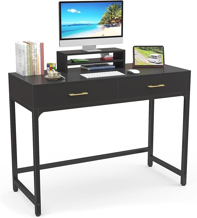 Computer Gaming Desk Office - Study Writing Desk with Drawer for Teen